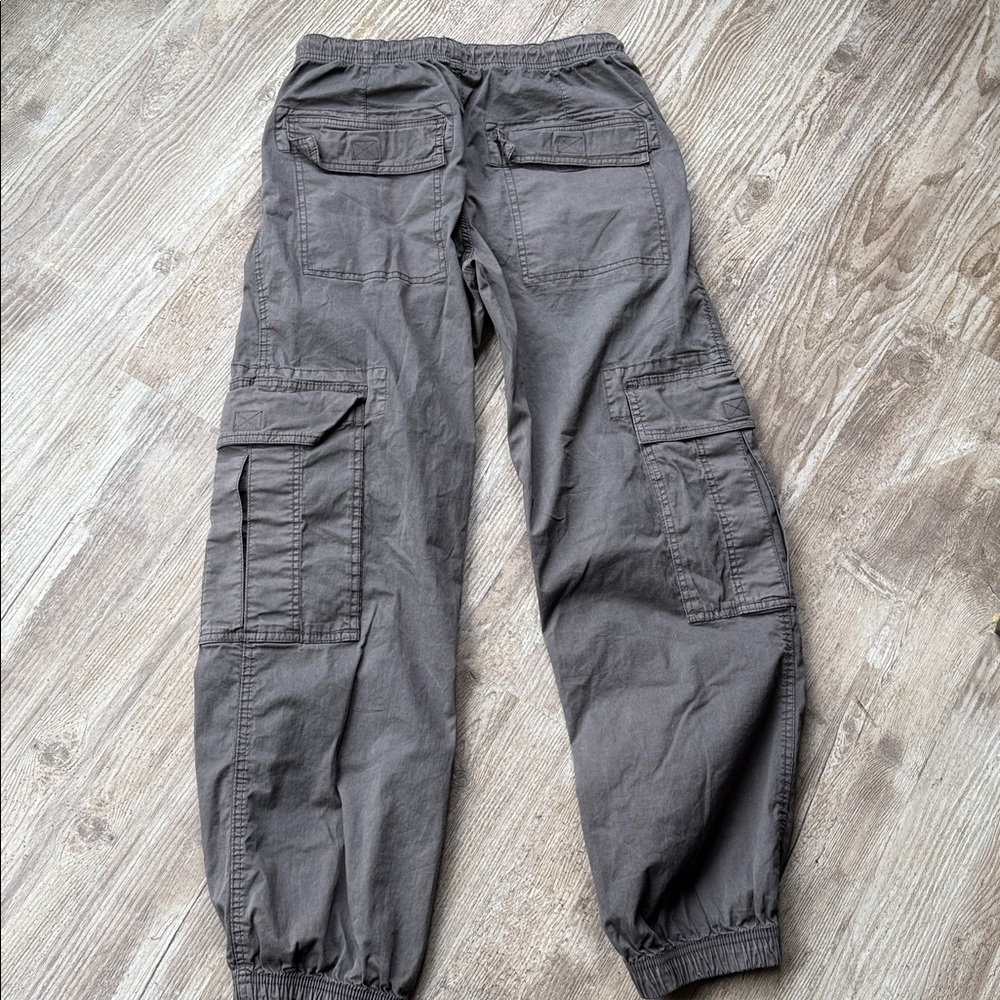 Garage Women's Harlowe Charcoal Parachute Cargo Pant~XS - Picture 2 of 12